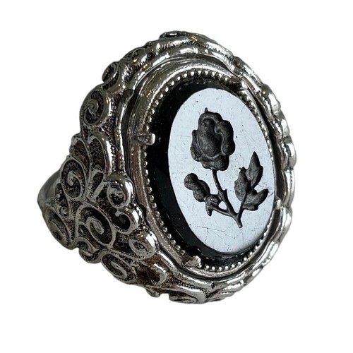 Vintage gothic flip ring - flip,
